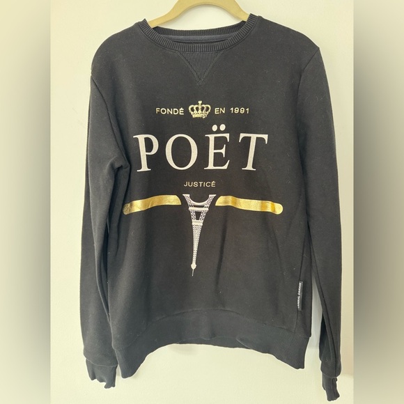 Criminal Damage Paris Logo Crew Sweater - Picture 16 of 17